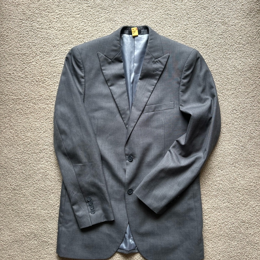 jf j.ferrar Gray Men's Suit Jacket, Sz 38R
